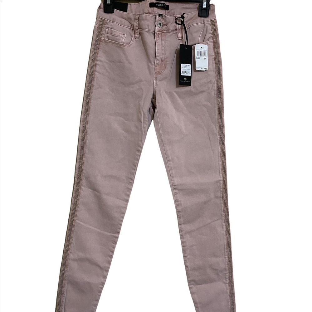 Numero Brand Vienna Skinny in Rose Dust Color Size 27. Brand New With Tags.